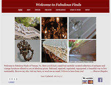 Tablet Screenshot of fabfinds4you.com